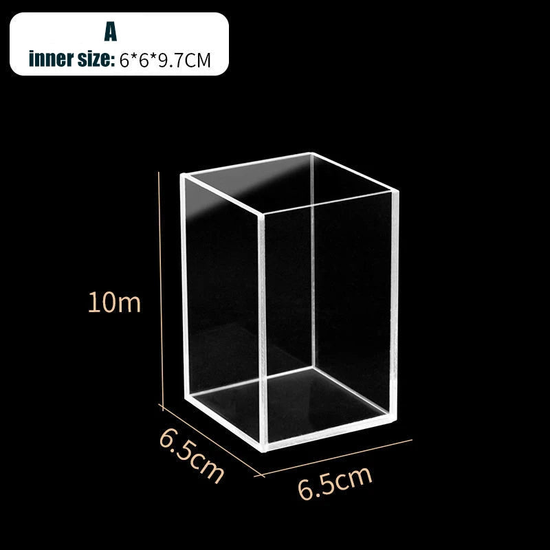 Aquarium Acrylic Fish Tank Betta Fish Display Rack Multi-grids Desktop Small Fish Tank Isolation Turtle Tank Miniature Landscape