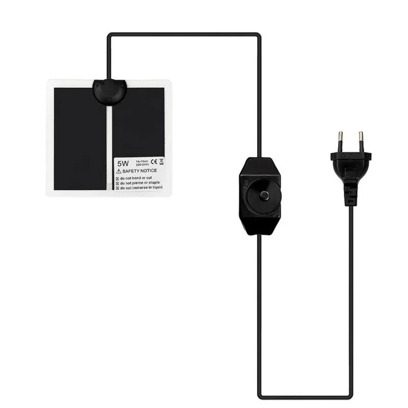 5-45W Terrarium Reptiles Heat Mat Climbing Pet Heating Warm Pads Adjustable Temperature Controller Mats Reptiles Supplies