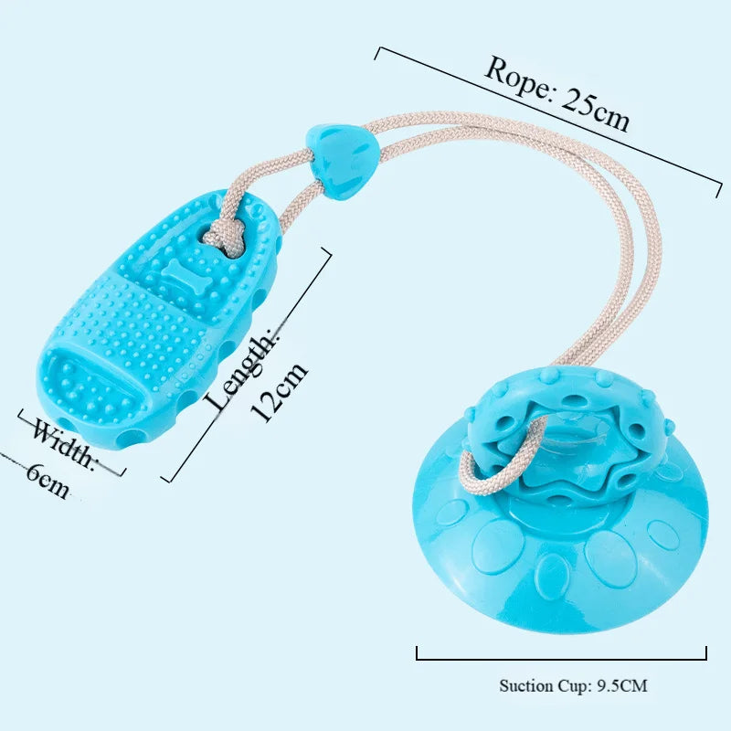 Suction Cup Slippers Ball Dog Resistant to Grinding Teeth Toys Self-Sex to Relieve Boredom of Physical Strength Pet Toys