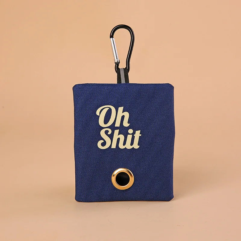 Pet Pets Supplies Canvas Garbage Bags Poop Bag Dispenser Portable Dog Poop Waste Bag Holder Outdoor Puppy Cat Pick Up Organizer