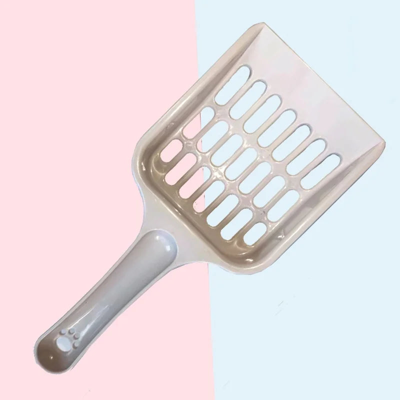 New Pet Litter Shovel Candy Color High Appearance Horizontal Handle Cat Toilet Shovel Poop Pickup Cat Cleaning Supplies
