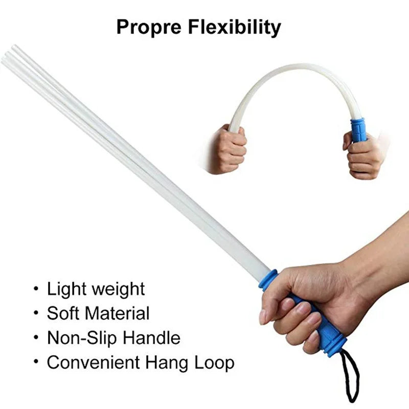 Durable Pet Training Tool Strong Leather Dogs Whip No Harm To Dogs Working Dog Bulldog Interference Stick Training Horses