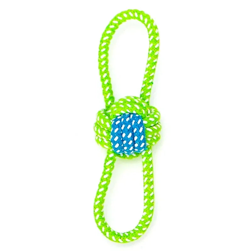 Dog Toy Knot Rope Small Dog Toys Ball for Teeth Cleaning Chew Puppy Toy Dog Interactive Toys Pet Accessories