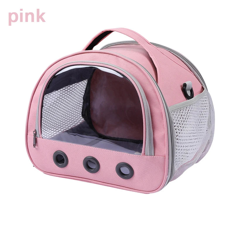 Portable Cat Carrier Bag Pet Cat Dog Bird Rabbit Travel Bags Breathable Mesh Outdoor Tent Carrier Outgoing Pets Handbag