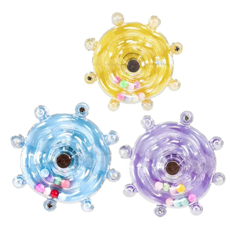 Parrot Wheel Interactive Turntable Toy For Birds Hang Toy With Sounding Ball Play Stand Cage Accessory Pet Supplies