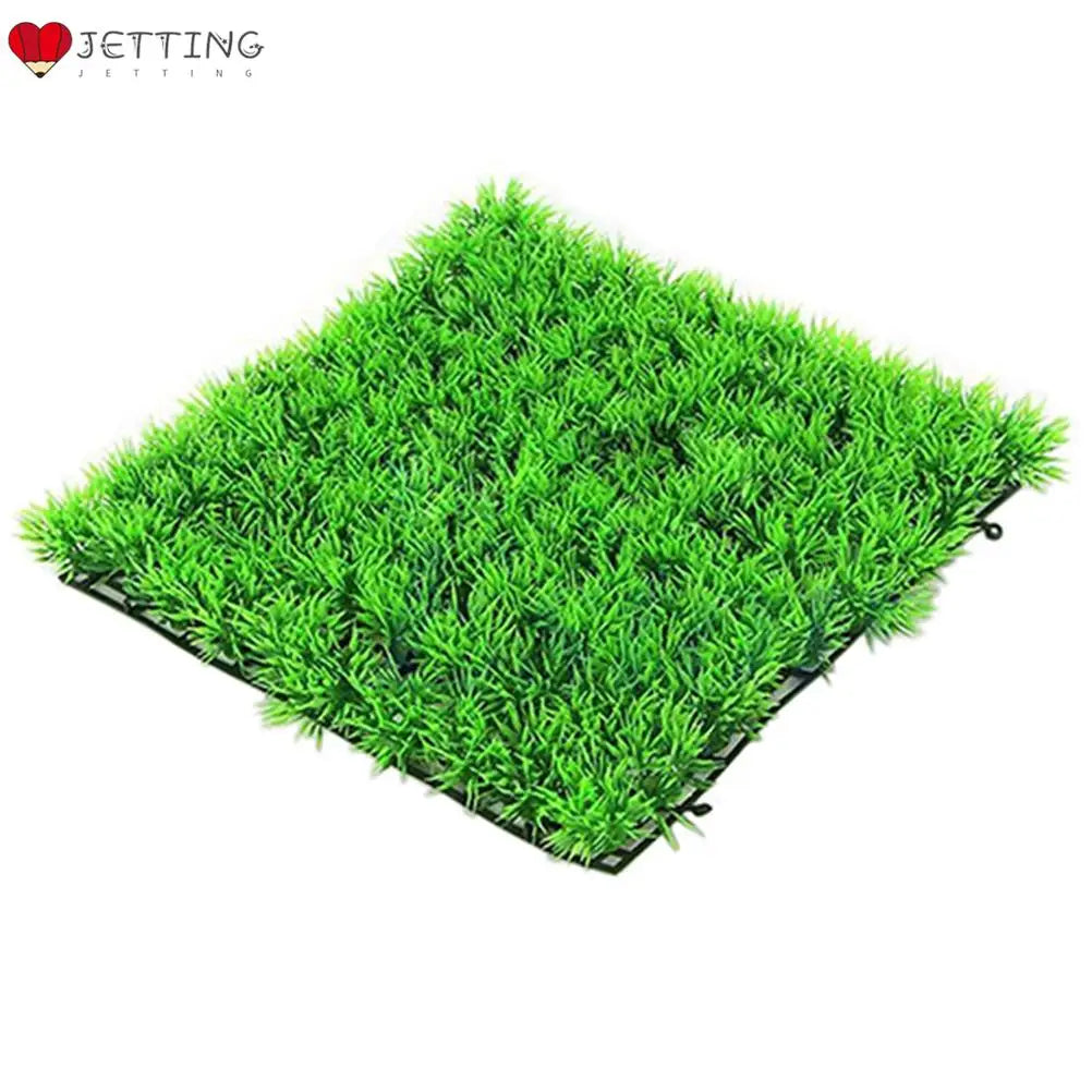 Aquarium Ornaments Artificial Water Plastic Green Grass Plant Lawn Aquatic Aquarium Fish Tank Decor