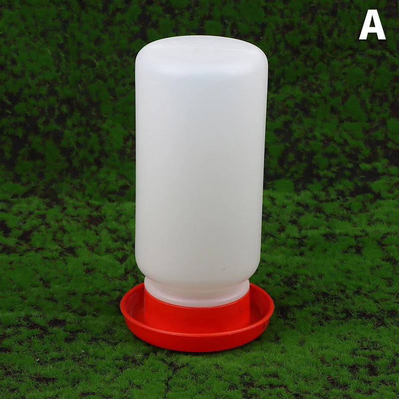 Poultry Thickened Feeder And Drinker Water Food Dispenser Automatic Chicken Birds Chick Waterer Feeding Bucket Container