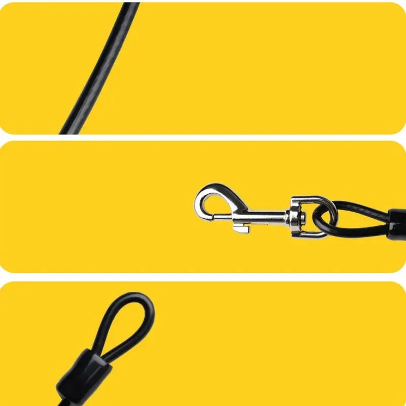 Dog Leash Extend Leashes 45cm Anti-bite Dogs Leashes Stainless Steel Wire Rope Leash for Dog Walking Dogs Chain Pet Accessories