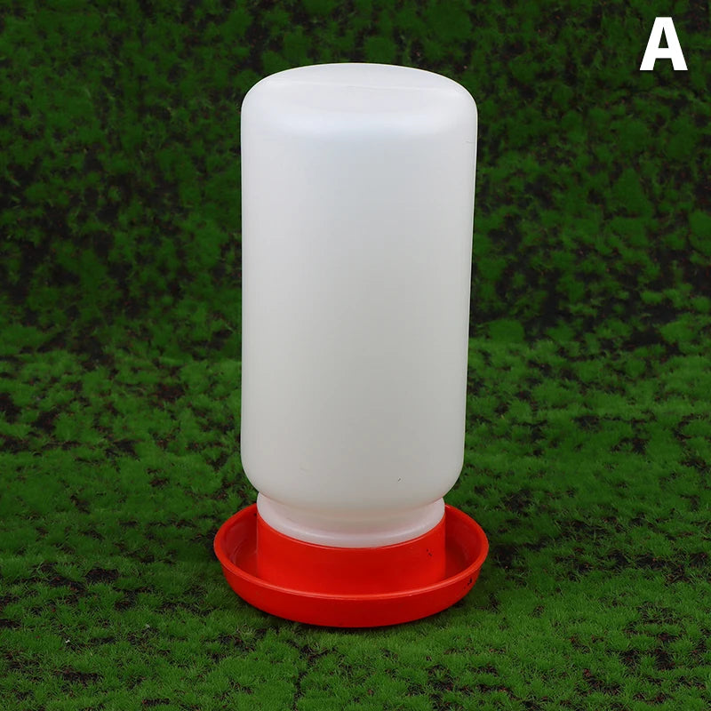 【Poultry Thickened Feeder & Drinker Water Food Dispenser Automatic Chicken Birds Chick Waterer Feeding Bucket Container】