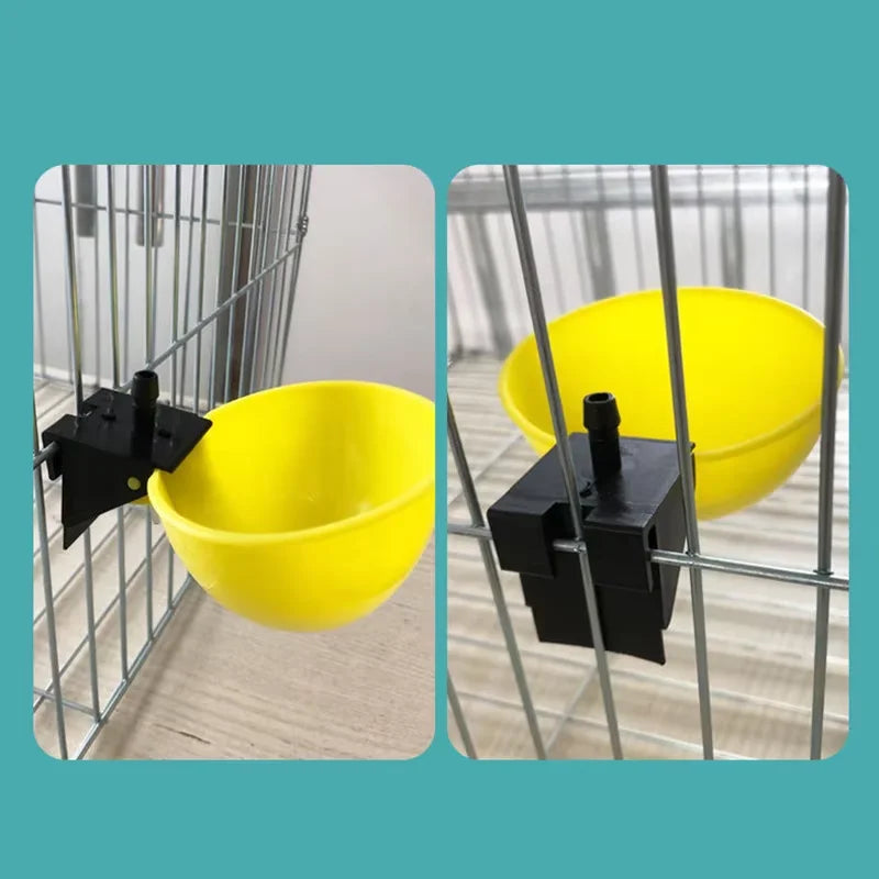5/10/20/40Pcs Automatic Poultry Bird Chicken Water Drinker Bowl Poultry Chicken Drinking Bowl For Bird Pigeon Poultry Waterer