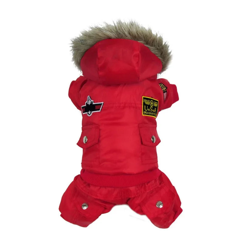 Dog Hooded Jumpsuit