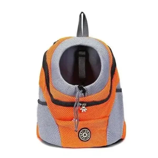 Dog Backpack New Double Shoulder Portable Travel Backpack Outdoor Pet Dog Carrier Bag Pet Dog Front Bag Mesh Backpack
