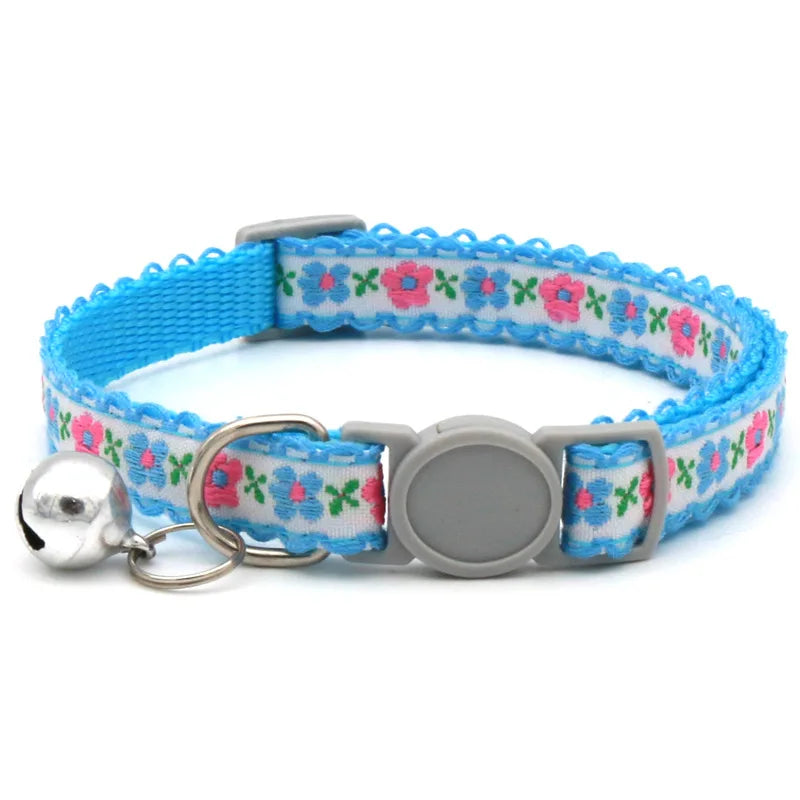 Title (SEO, ≤40 chars): Cat Collar Quick Release Adjustable Bell