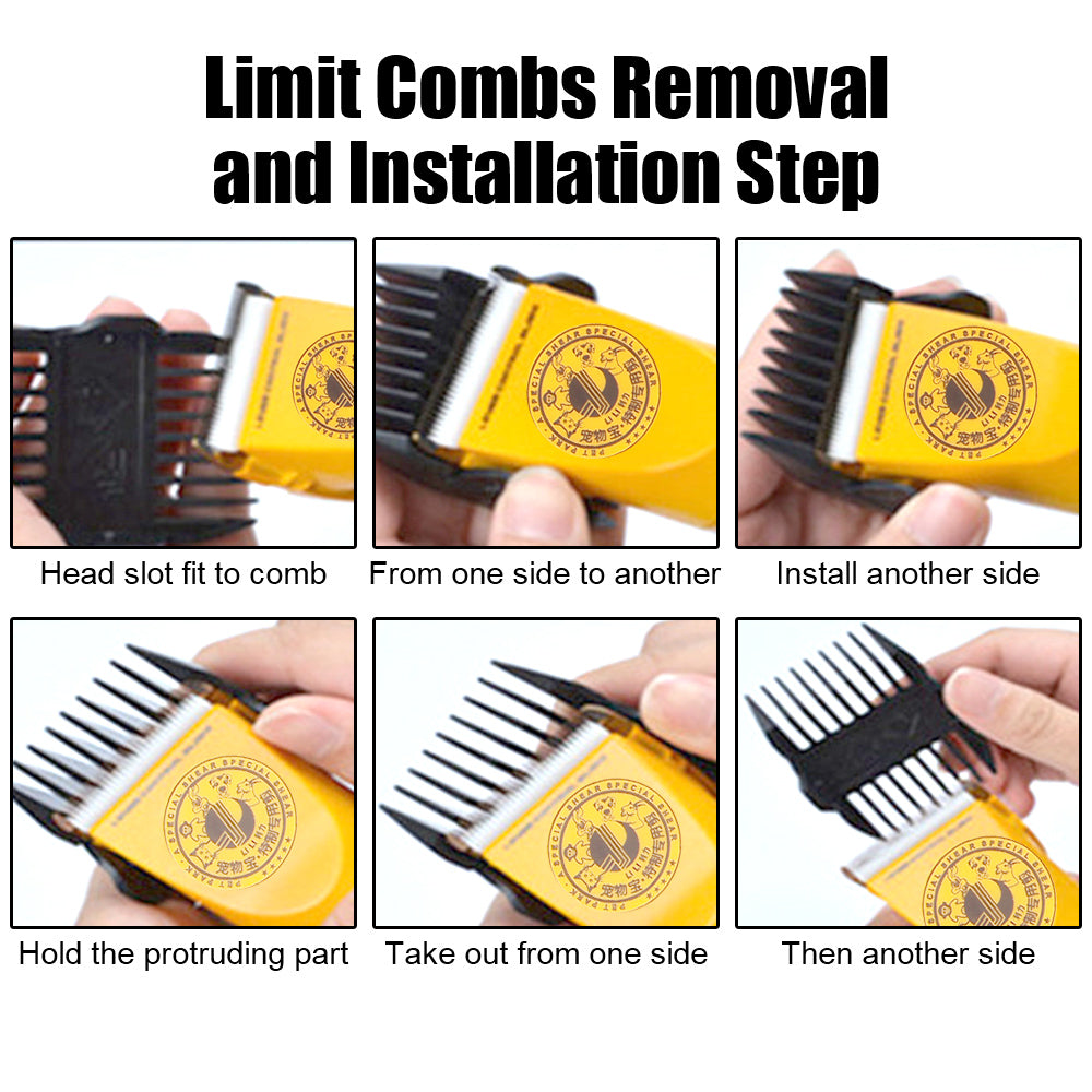 Ceramic Blade Haircut Trimmer Shaver Set Pet Hair Clipper Electric Scissors for Rabbit Cat Puppy Grooming Clipper Cutter