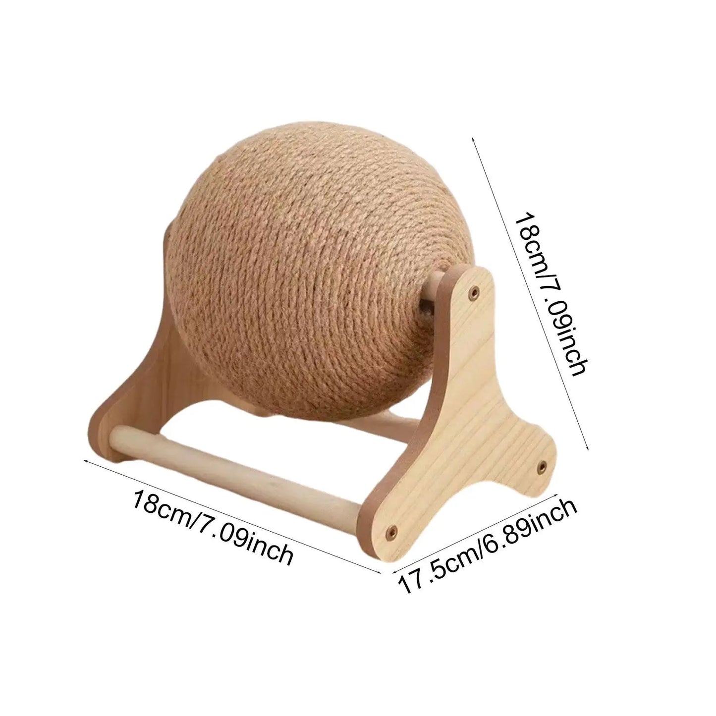 Rabbit Toys Grinding Claw Ball Sisal Hemp Wear and Bite Resistant Stable Anti Overturning Little Pet Puzzle Toy Rabbit