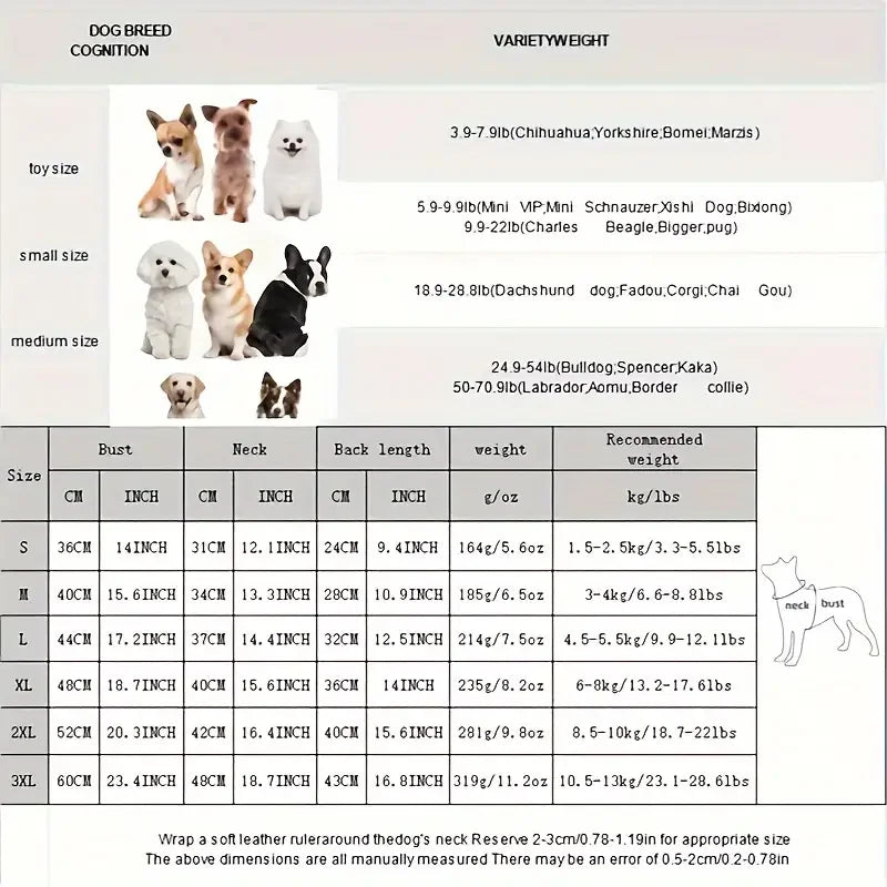 Winter Dog Coat Lined Jacket with Reflective Leash & Easy-Access Zipper Pet Winter Wear, Modern Pet Apparel, Durable Pet Gear