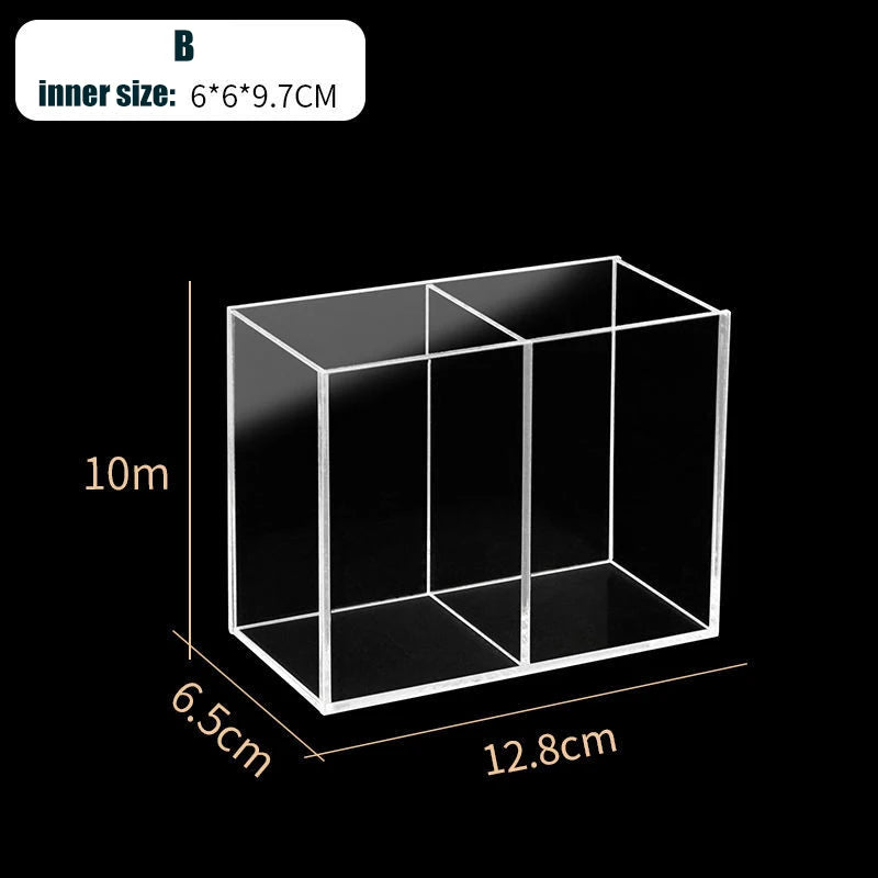Aquarium Acrylic Fish Tank Betta Fish Display Rack Multi-grids Desktop Small Fish Tank Isolation Turtle Tank Miniature Landscape