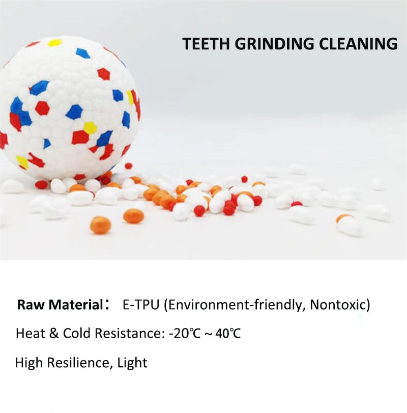 Pet Dog Toy Ball Light Chew Rubber Ball High Elastic Bite Resistance Interactive Throwing Flying Toys for Dogs Pet Accessories