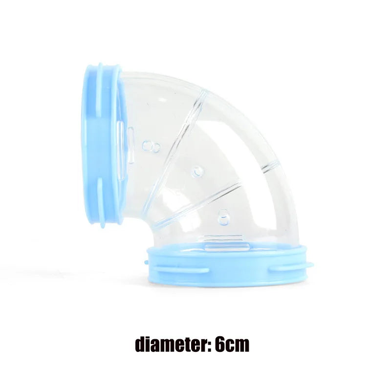 Hamster Pipeline Plastic Training Playing Tools DIY External Tunnel Hamster Toys Multifunctional Hamster Cage Accessories