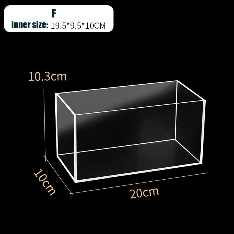 Aquarium Acrylic Fish Tank Betta Fish Display Rack Multi-grids Desktop Small Fish Tank Isolation Turtle Tank Miniature Landscape