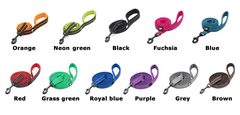 Truelove Soft Mesh Nylon Dog Leash Double Trickness Running Reflective Safe Walking Training Pet Dog Lead Leash Dropship TLL2112