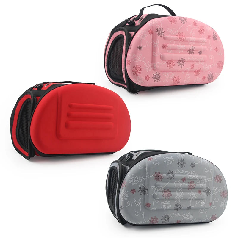 Dog Carrier Bag Portable Cat Handbag Foldable Travel Pet Bag Puppy Carrying Mesh Shoulder Dog Bag S/M/L