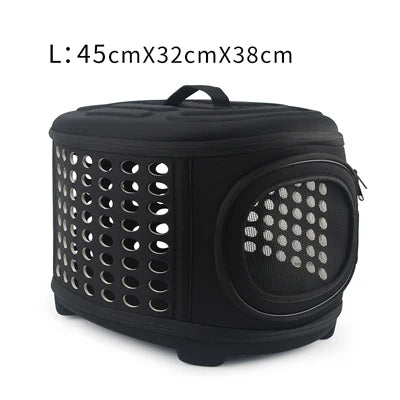 Dog Carrier Bag Portable Cat Handbag Foldable Travel Pet Bag Puppy Carrying Mesh Shoulder Dog Bag S/M/L