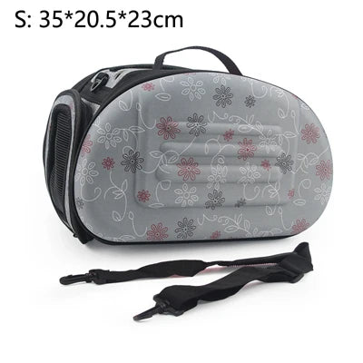Dog Carrier Bag Portable Cat Handbag Foldable Travel Pet Bag Puppy Carrying Mesh Shoulder Dog Bag S/M/L