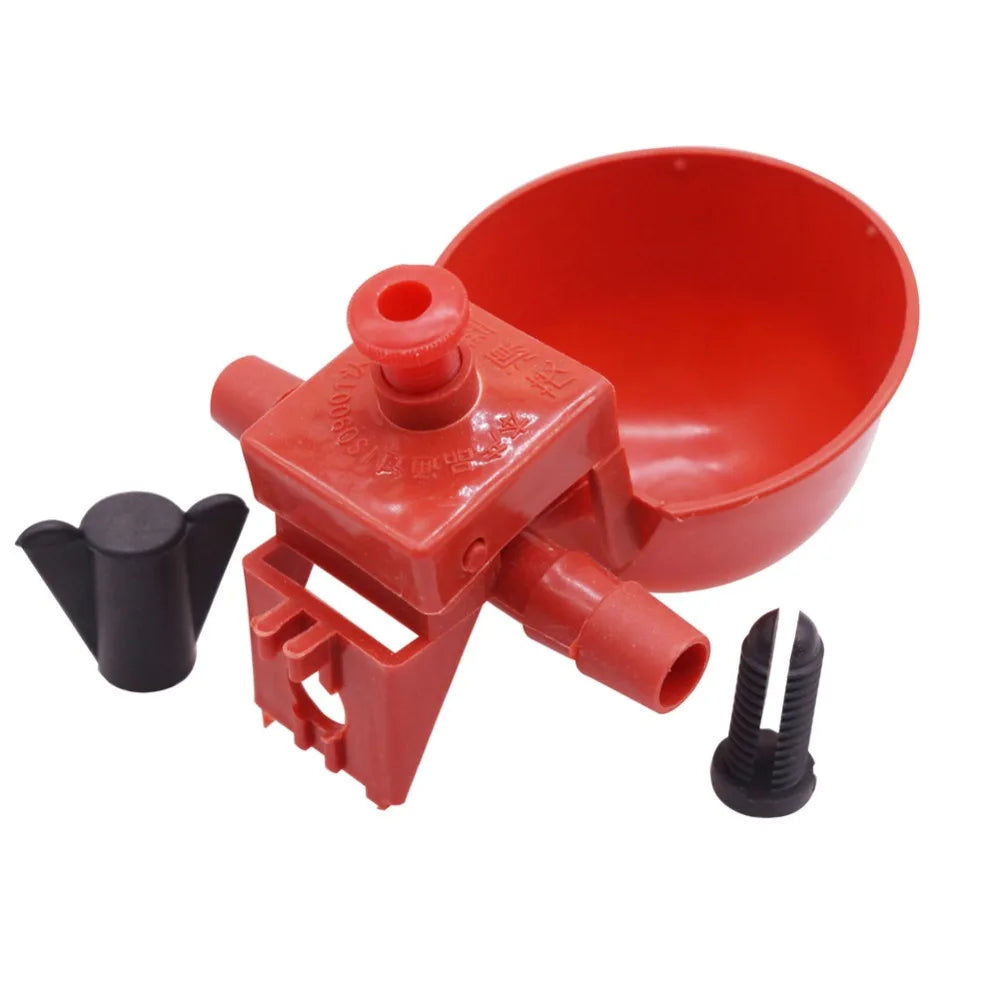 Poultry Drinking Water Bowl Poultry Water Drinking Cups Chicken Hen Plastic Automatic Drinker Chicken pigeon with quail