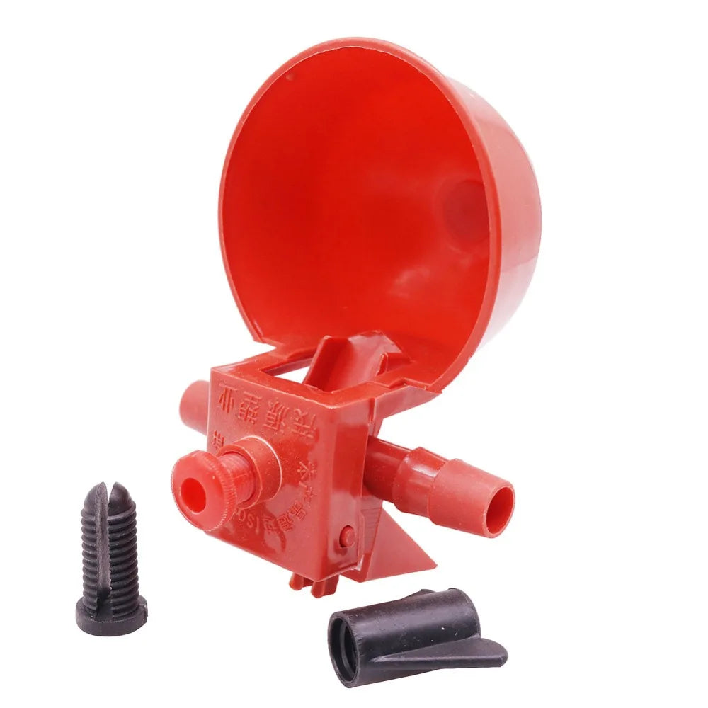 Poultry Drinking Water Bowl Poultry Water Drinking Cups Chicken Hen Plastic Automatic Drinker Chicken pigeon with quail