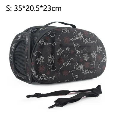 Dog Carrier Bag Portable Cat Handbag Foldable Travel Pet Bag Puppy Carrying Mesh Shoulder Dog Bag S/M/L