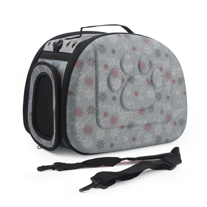 Dog Carrier Bag Portable Cat Handbag Foldable Travel Pet Bag Puppy Carrying Mesh Shoulder Dog Bag S/M/L