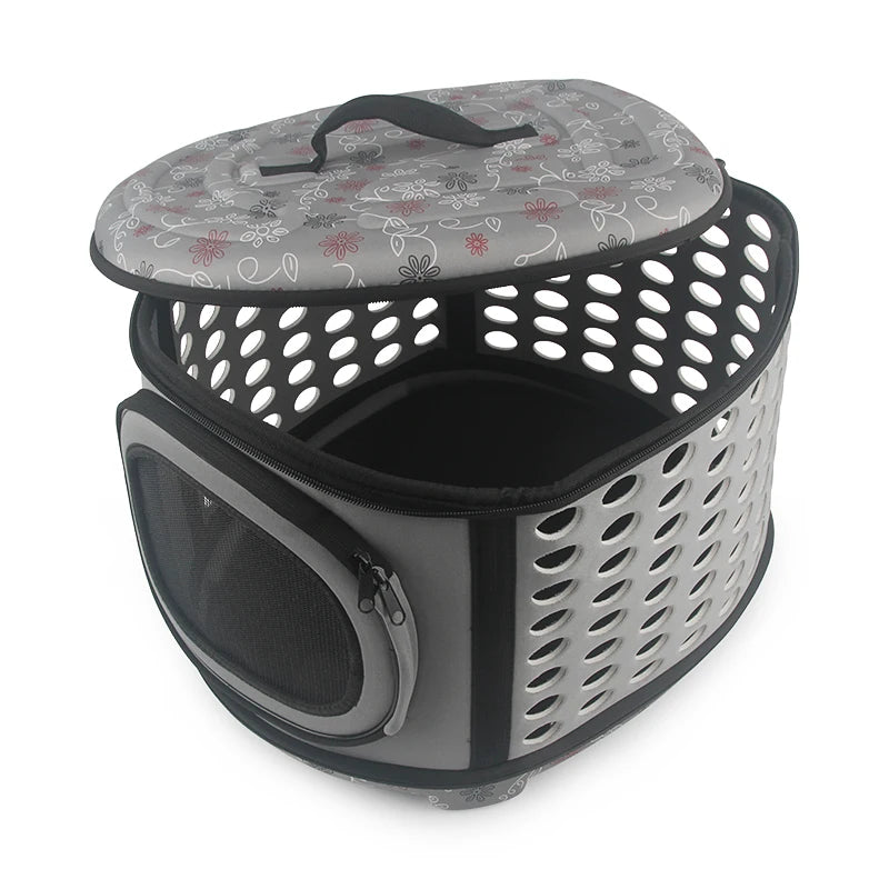 Dog Carrier Bag Portable Cat Handbag Foldable Travel Pet Bag Puppy Carrying Mesh Shoulder Dog Bag S/M/L