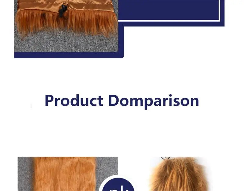 NONOR Cute Pet Dog Cosplay Clothes  Costume Lion Mane Winter Warm Pet for Large Dogs  Party Decoration with Ear Pet Accessories