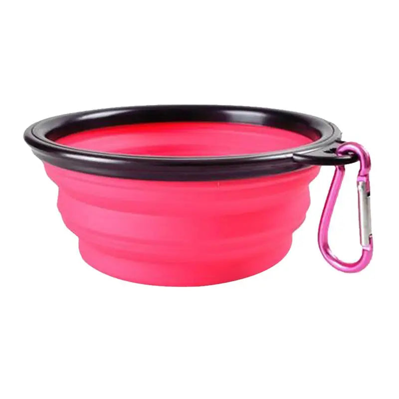 1PC Folding Silicone Dog Bowl.
