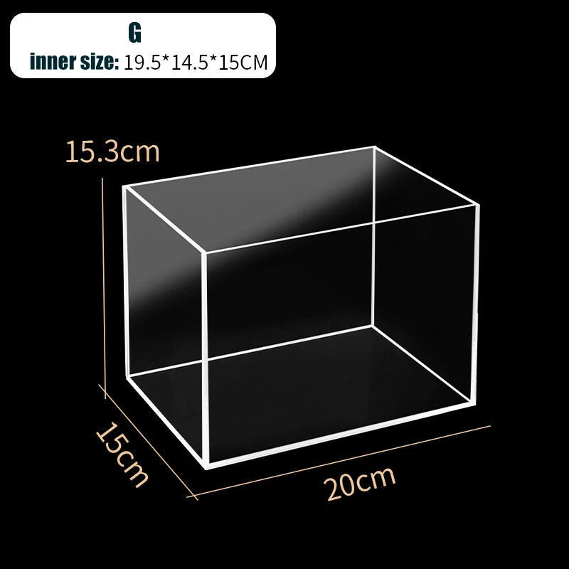 Aquarium Acrylic Fish Tank Betta Fish Display Rack Multi-grids Desktop Small Fish Tank Isolation Turtle Tank Miniature Landscape