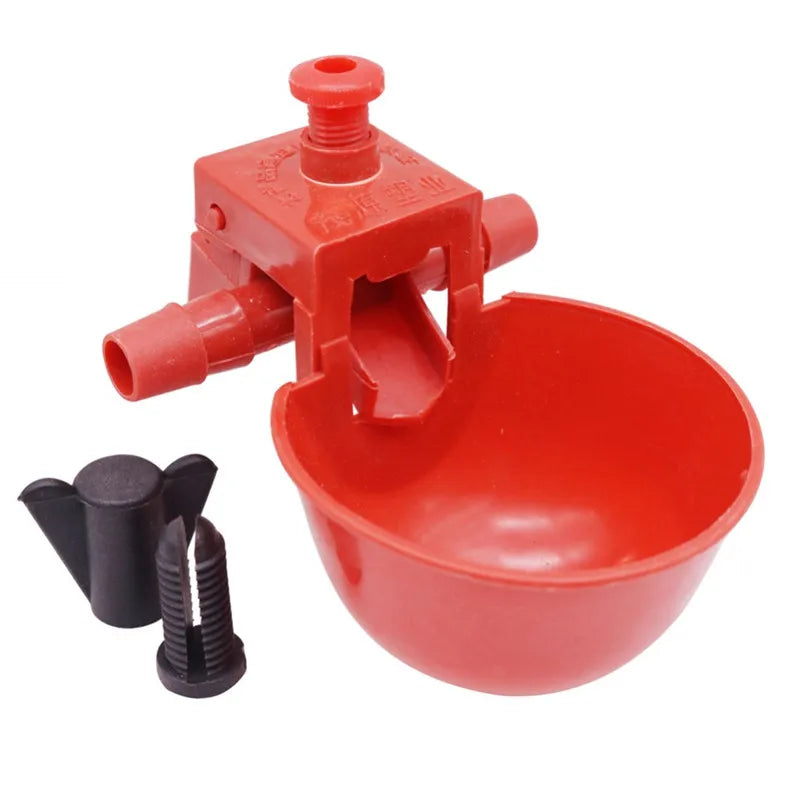 Poultry Drinking Water Bowl Poultry Water Drinking Cups Chicken Hen Plastic Automatic Drinker Chicken pigeon with quail