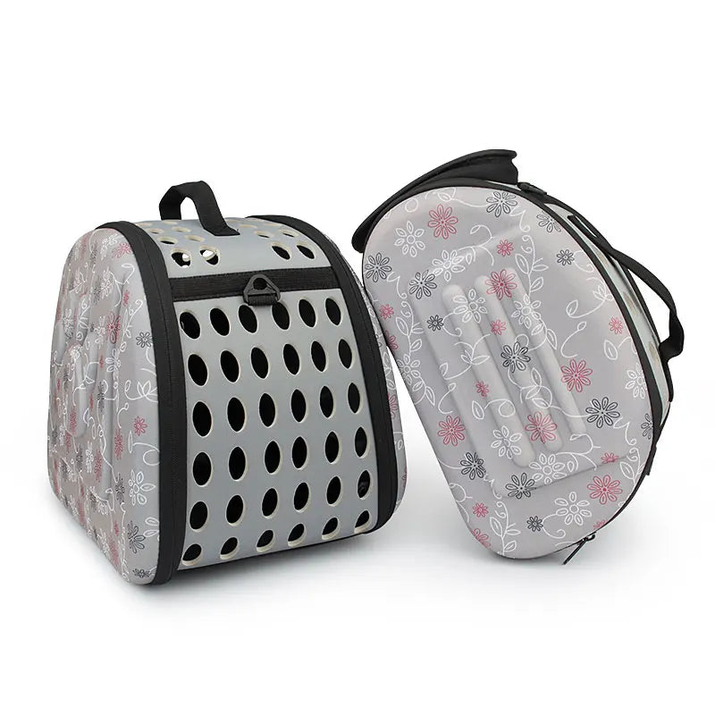 Dog Carrier Bag Portable Cat Handbag Foldable Travel Pet Bag Puppy Carrying Mesh Shoulder Dog Bag S/M/L