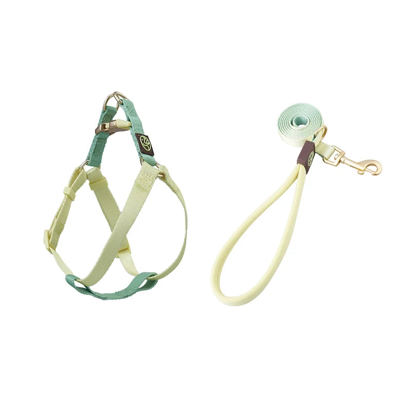 Pet Shop All Bulldog Frances Puppy Choker Collar Dog Leash Breastplates Lead Set Harness No Pull Pets Accessories for Small Dogs