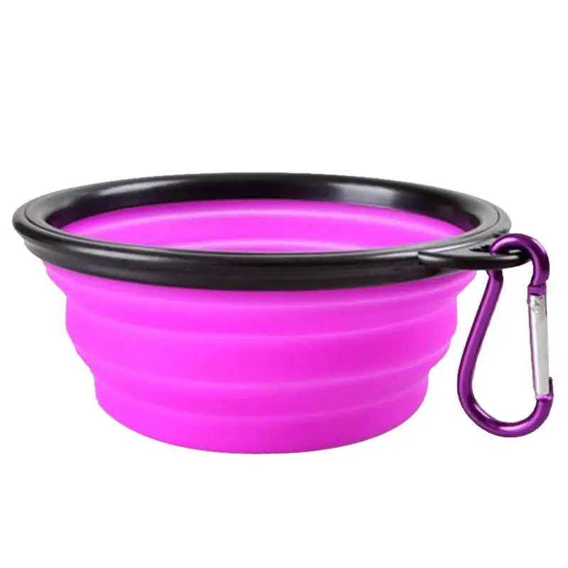 1PC Folding Silicone Dog Bowl.