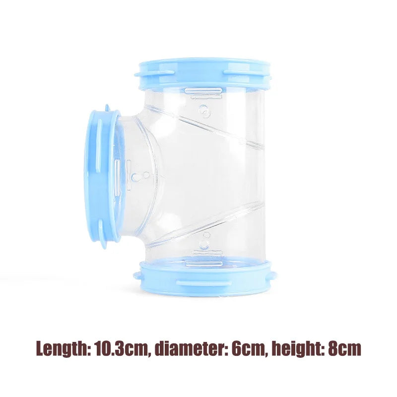 Hamster Pipeline Plastic Training Playing Tools DIY External Tunnel Hamster Toys Multifunctional Hamster Cage Accessories
