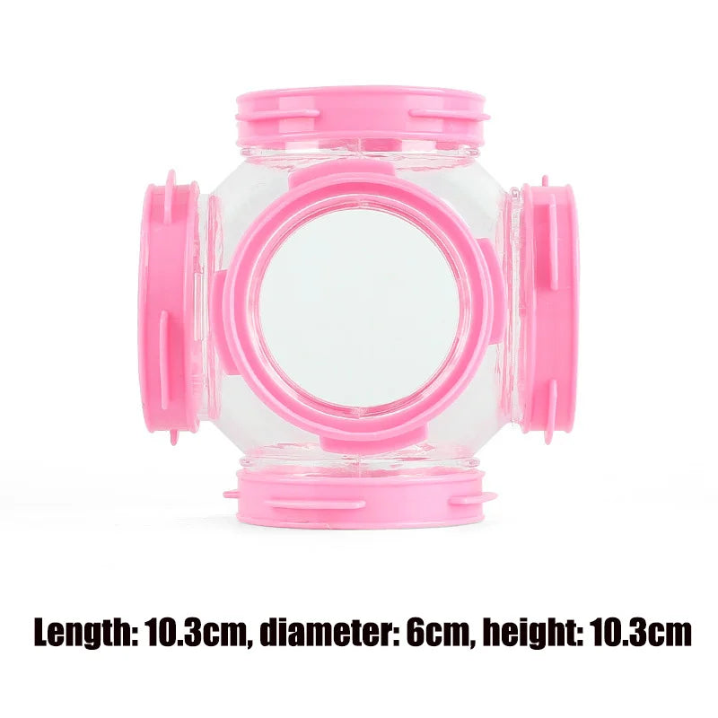 Hamster Pipeline Plastic Training Playing Tools DIY External Tunnel Hamster Toys Multifunctional Hamster Cage Accessories