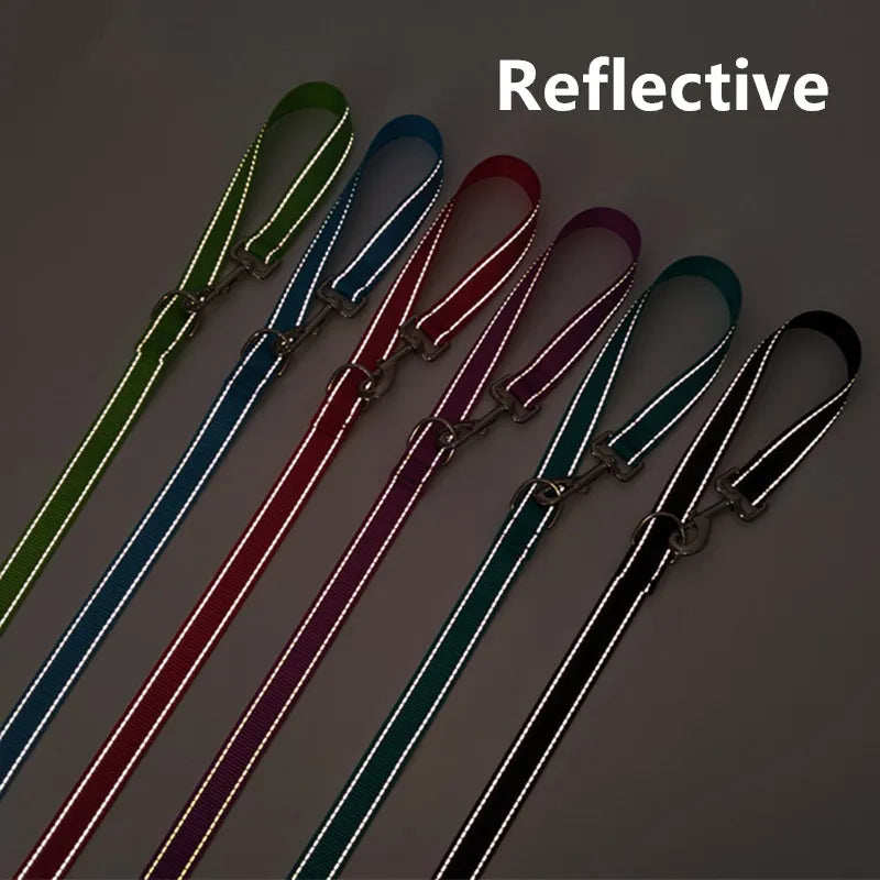 PawGuard Reflective Double Dog Leash Kit - Quick Release Dual Lead For Safe Two Dog Walks At Night