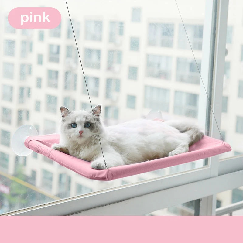 Cat Hammock Bed For Window Sunny Seat Washable And Detachable Suction Cup Shelf Pet Bed Accessories