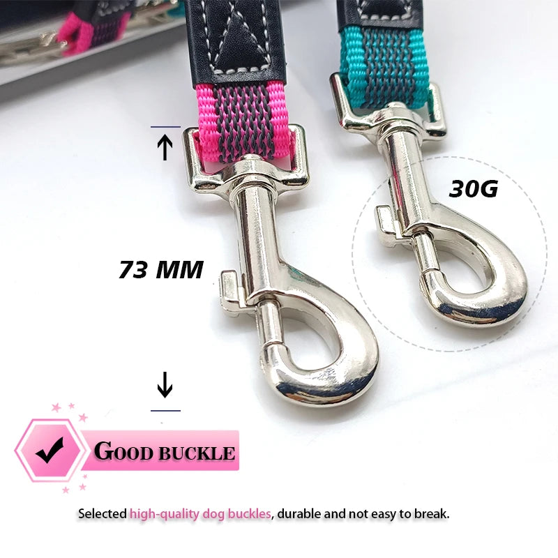 Small Big Dog Leash 1M 2M 3M 5M Non Silp Pet Rope 5 Meters Rubber Long Leashes 7M 10M  Durable Straps Outdoor Training  Supply