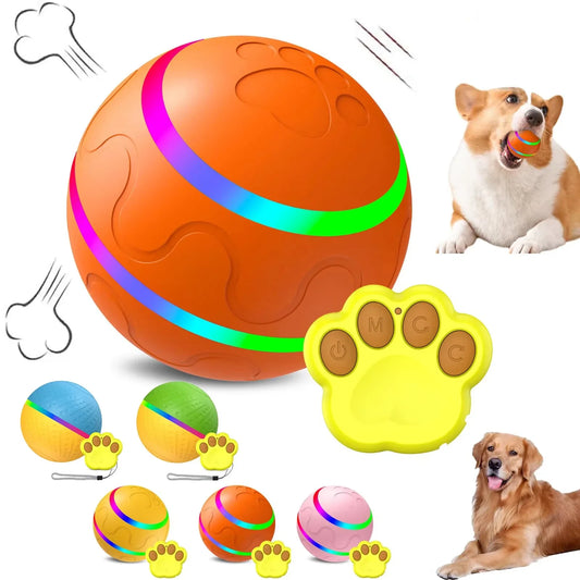 Active Roling Ball for Dogs - 2.2" Sturdy Motion Actived Interactive Dog Ball for Puppy/Small/Medium Dogs, USB Rechargeable Ball