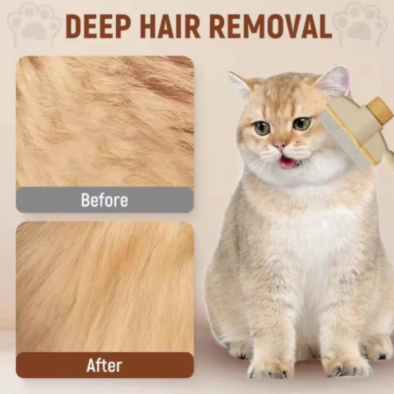 Pet Cat Comb Cat and Dog Hair Removal Brush Cleaning Hair Cleaner Beauty Cleaning Supplies Cat and Dog Universal Pet Supplies