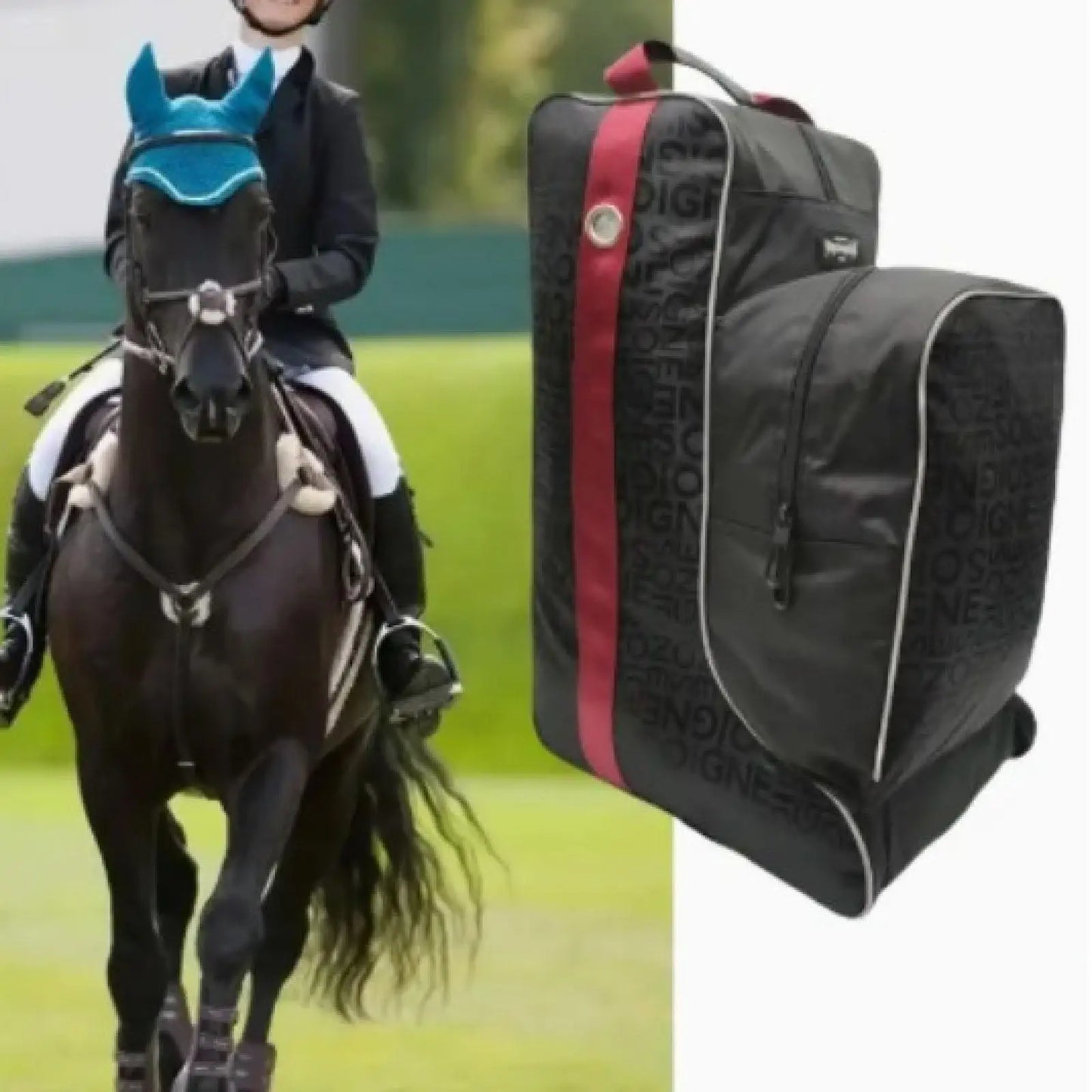 Title (SEO, ≤40 chars): Equestrian Tall Boot Bag Waterproof