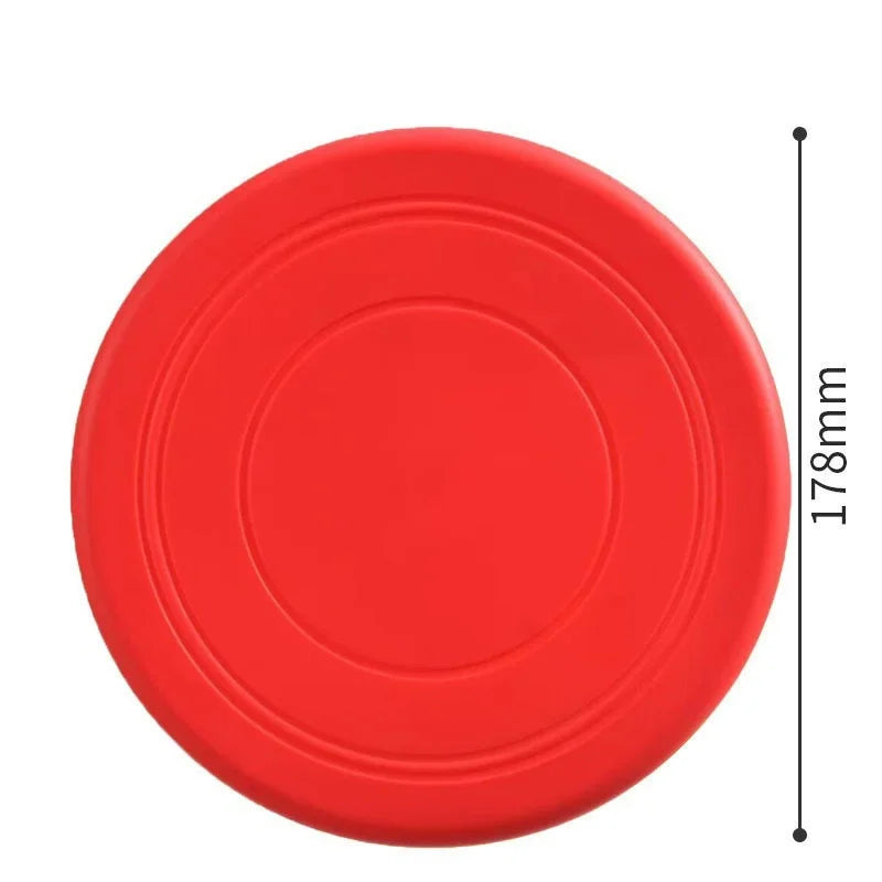 Interactive Silicone Flying Saucer Toy for Dogs And Cats Chew Resistant Flying Disc Pet Game Perfect for Puppy Training Fun
