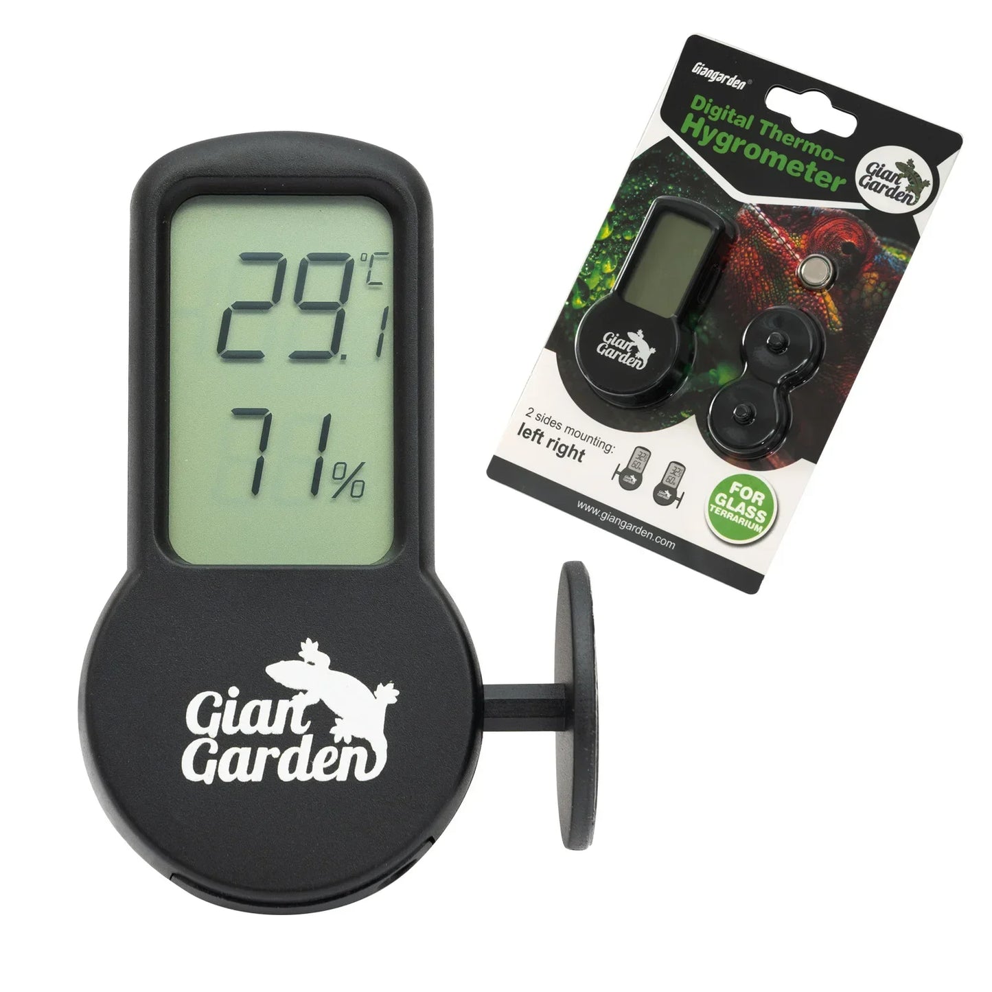 Reptile Hygrometer & Thermometer for Terrarium Gecko/Bearded Dragon/Frog/Tortoise Habitat Monitoring  reptile accessories